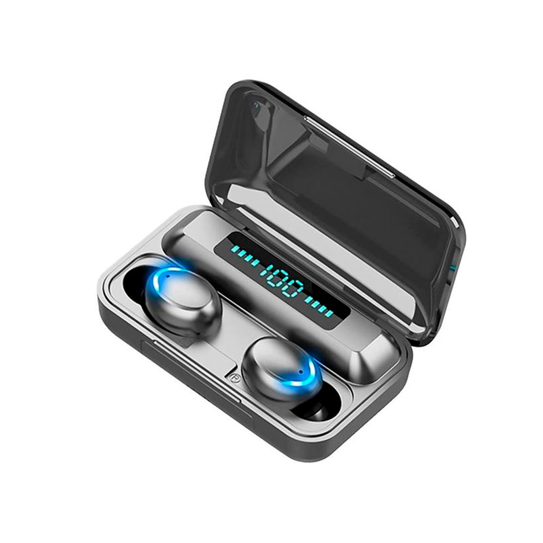 Audifonos inalambricos Bluetooth in-ear F9-5C Negro